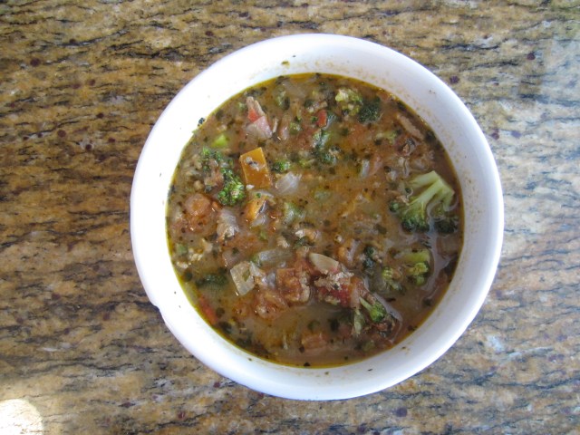 Paleo No-Bean Chili in a bowl